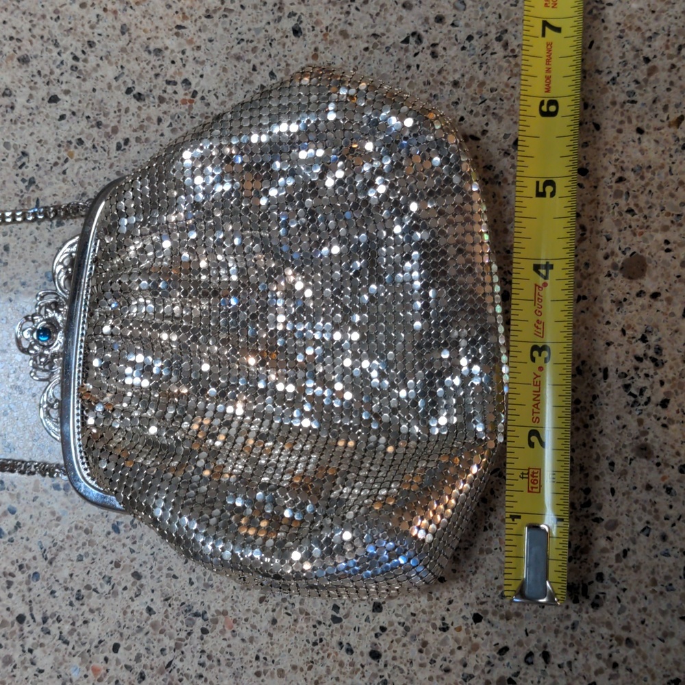 WHITING and DAVIS Cocktail Bag in Silver - Picture 10 of 10